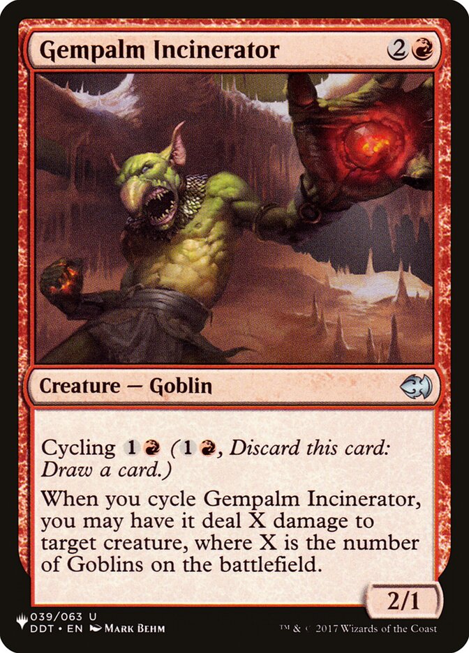 Gempalm Incinerator card front