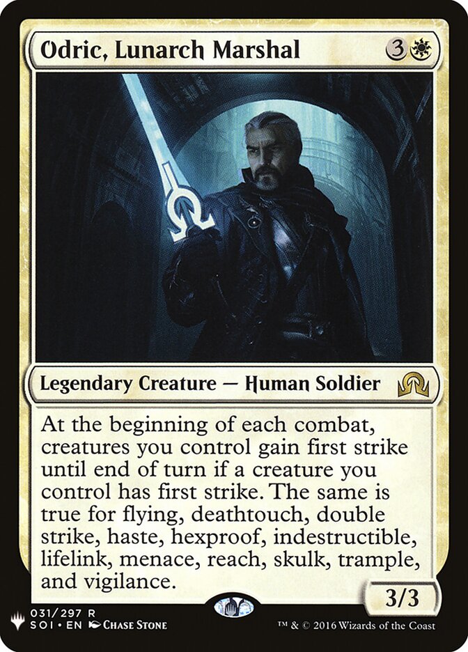 Odric, Lunarch Marshal card front