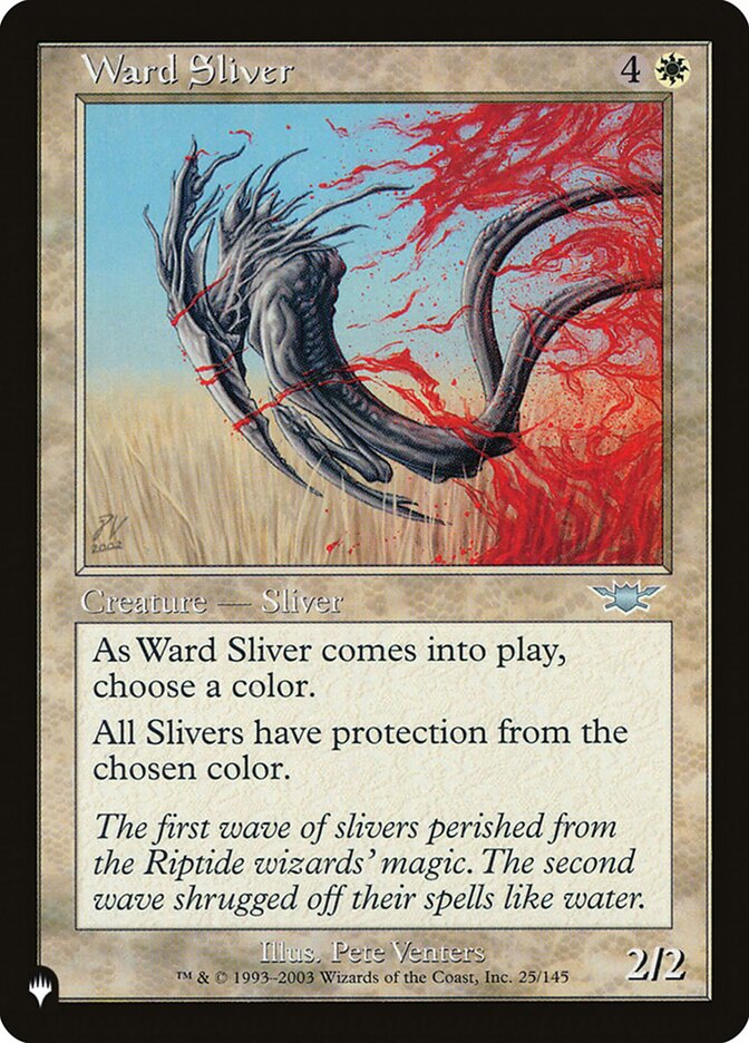 Ward Sliver card front