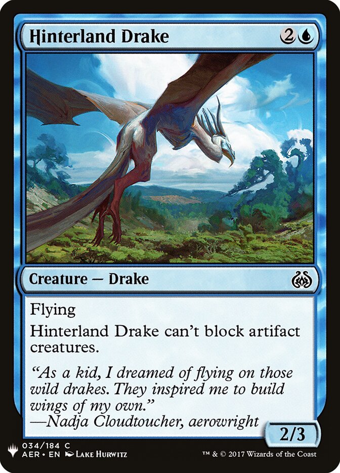 Hinterland Drake card front