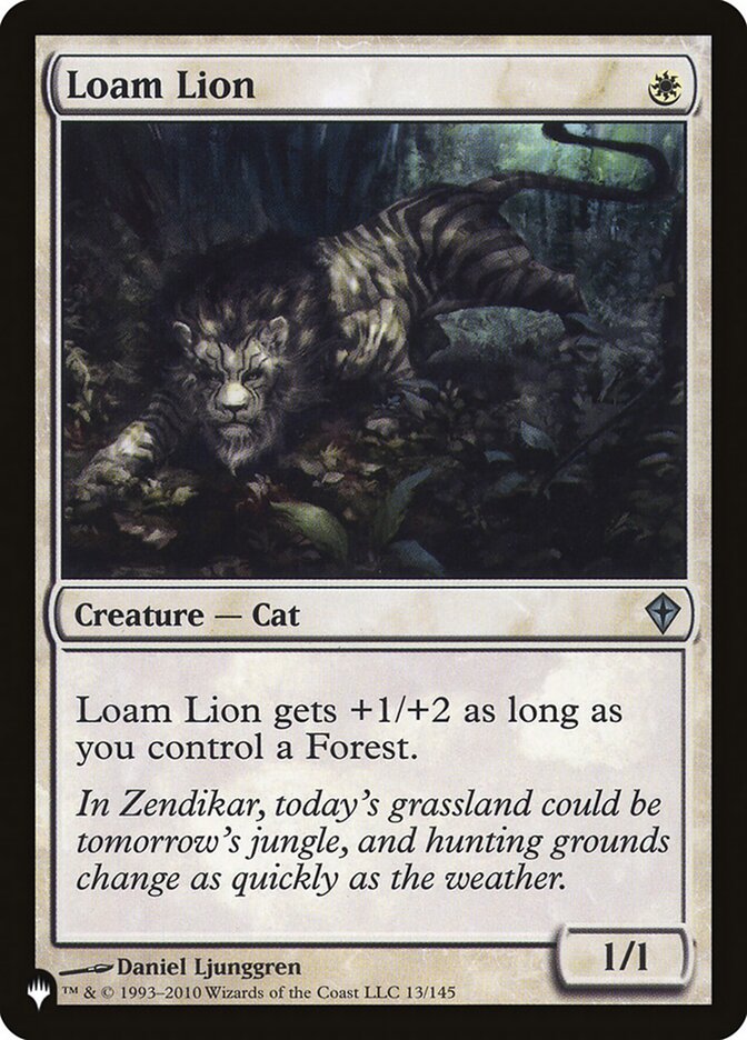 Loam Lion card front