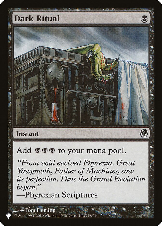 Dark Ritual card front