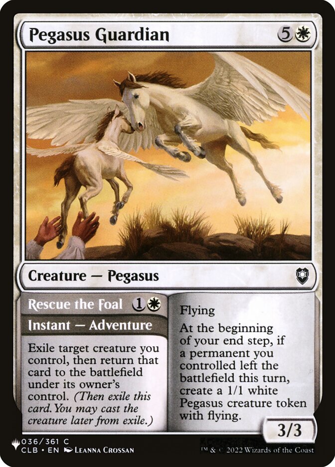 Pegasus Guardian card front
