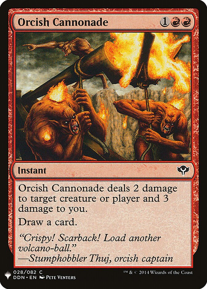 Orcish Cannonade card front