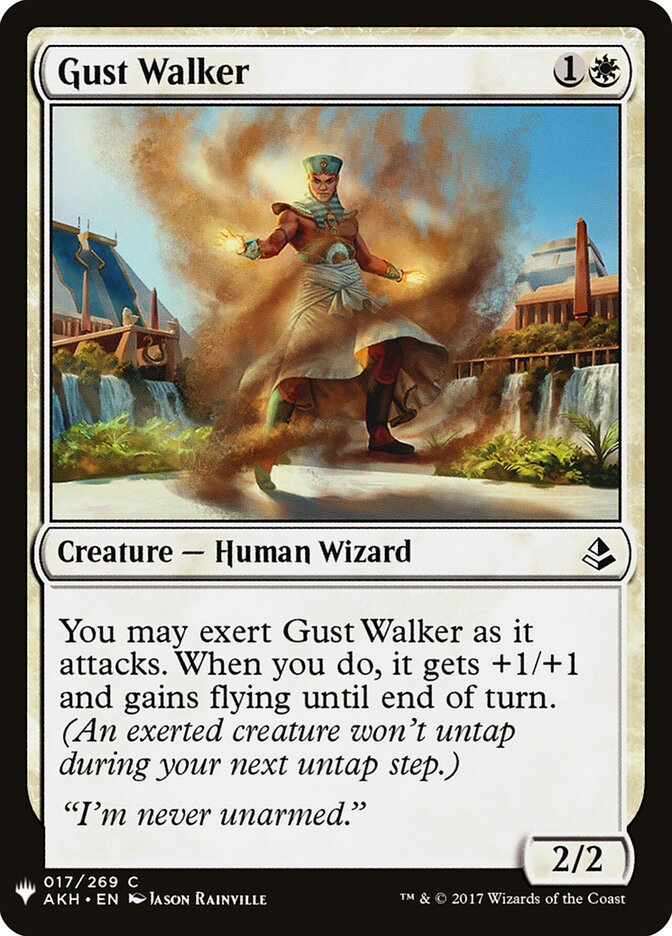Gust Walker card front
