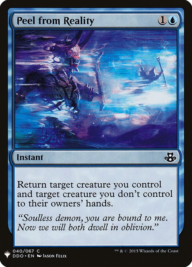 Peel from Reality card front