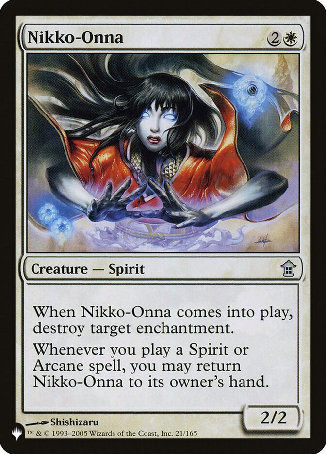 Nikko-Onna card front