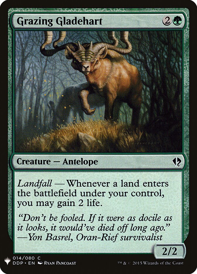 Grazing Gladehart card front