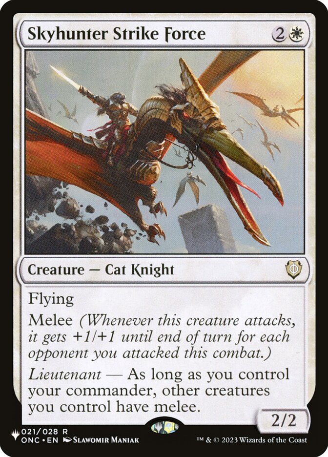 Skyhunter Strike Force card front