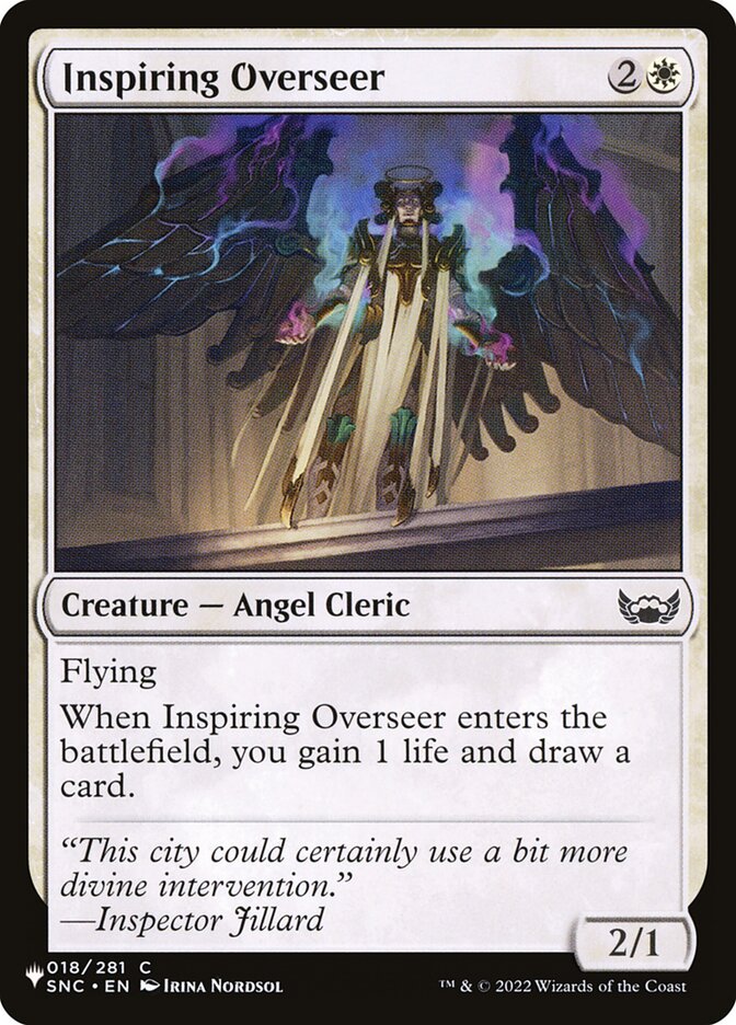 Inspiring Overseer card front