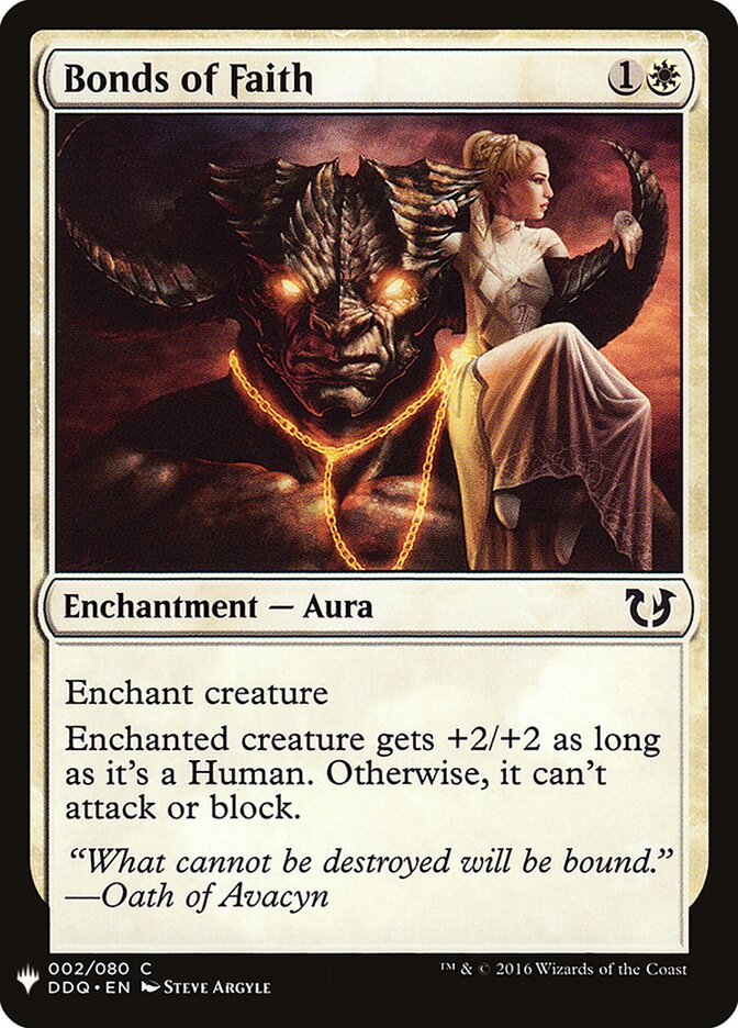 Bonds of Faith card front