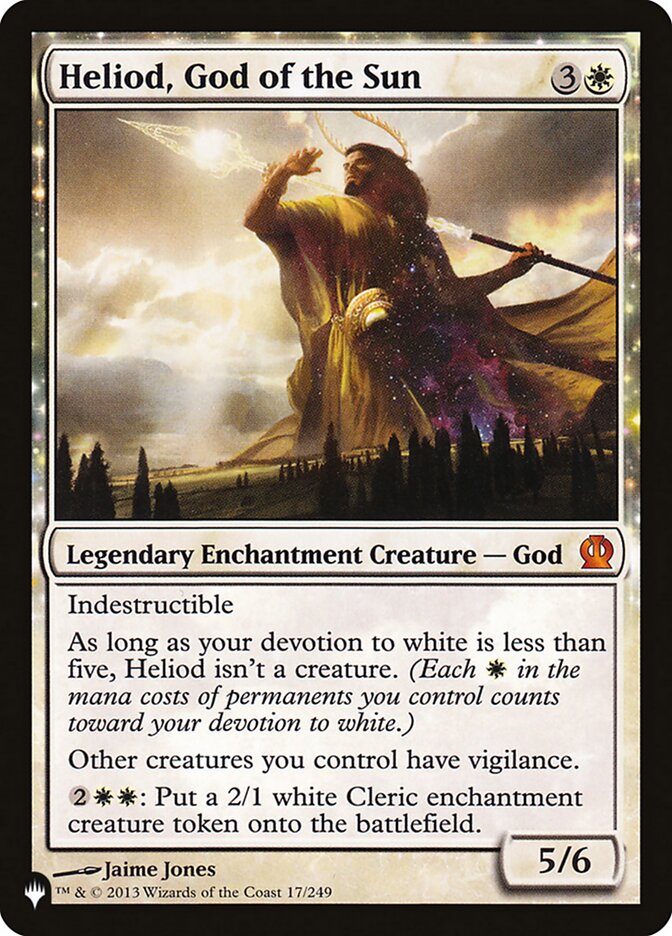 Heliod, God of the Sun card front