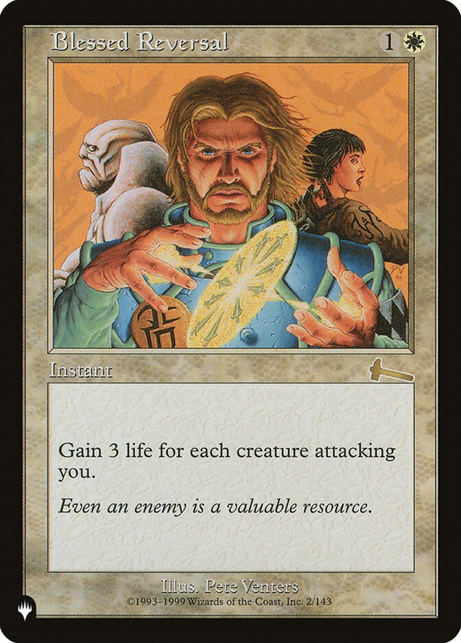 Blessed Reversal card front