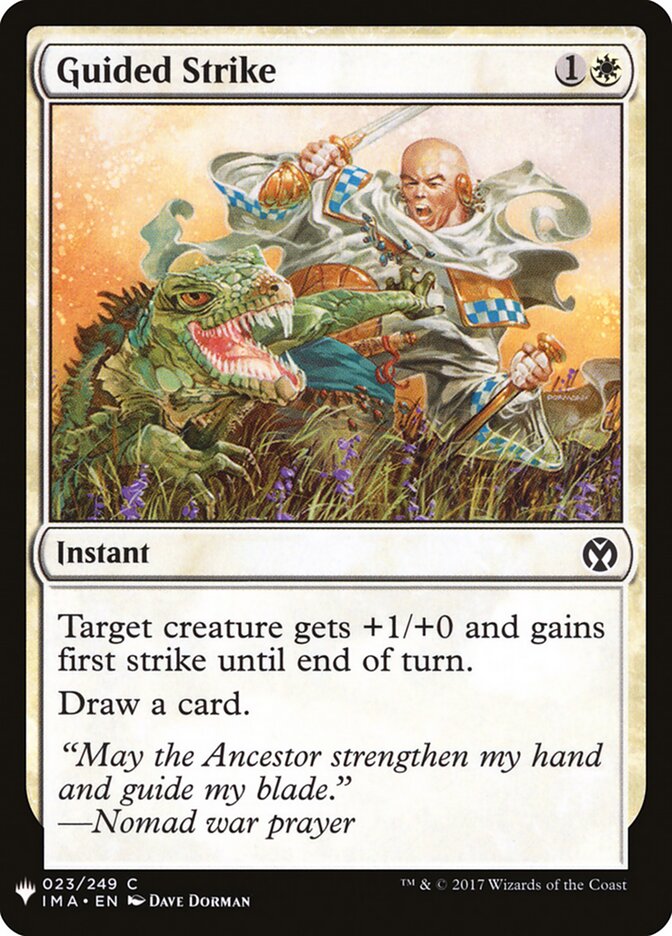 Guided Strike card front