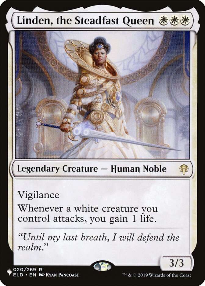 Linden, the Steadfast Queen card front