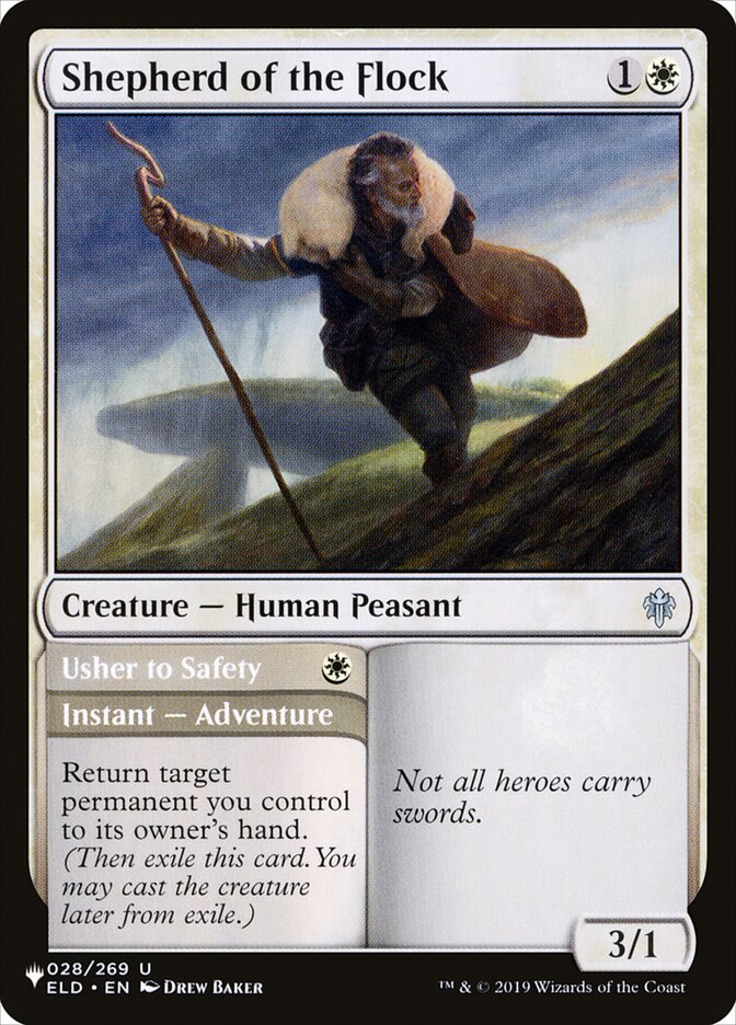 Shepherd of the Flock card front