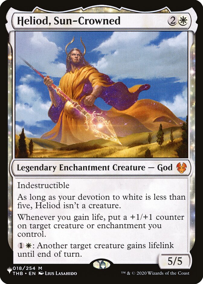 Heliod, Sun-Crowned card front