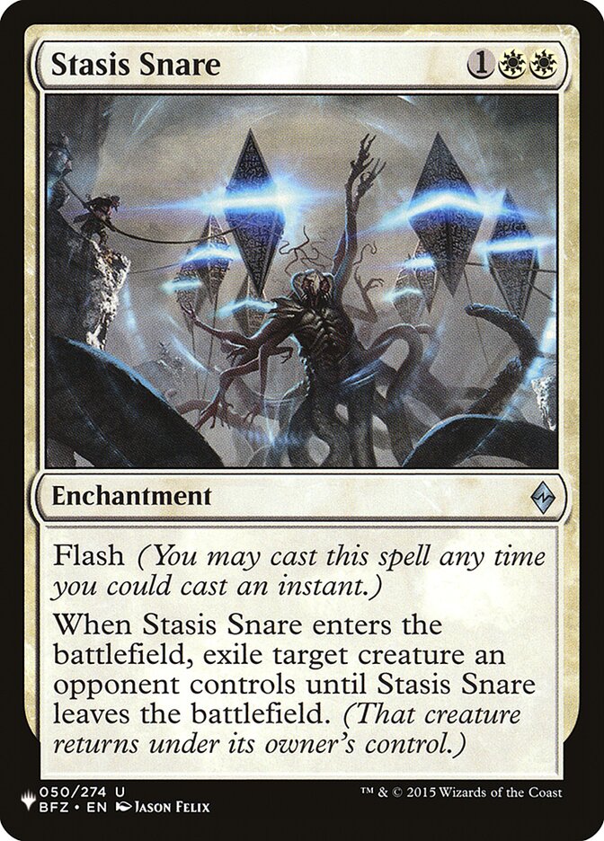 Stasis Snare card front