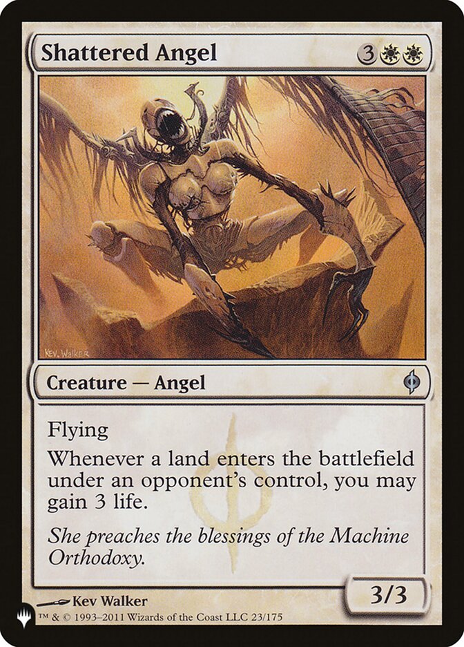 Shattered Angel card front