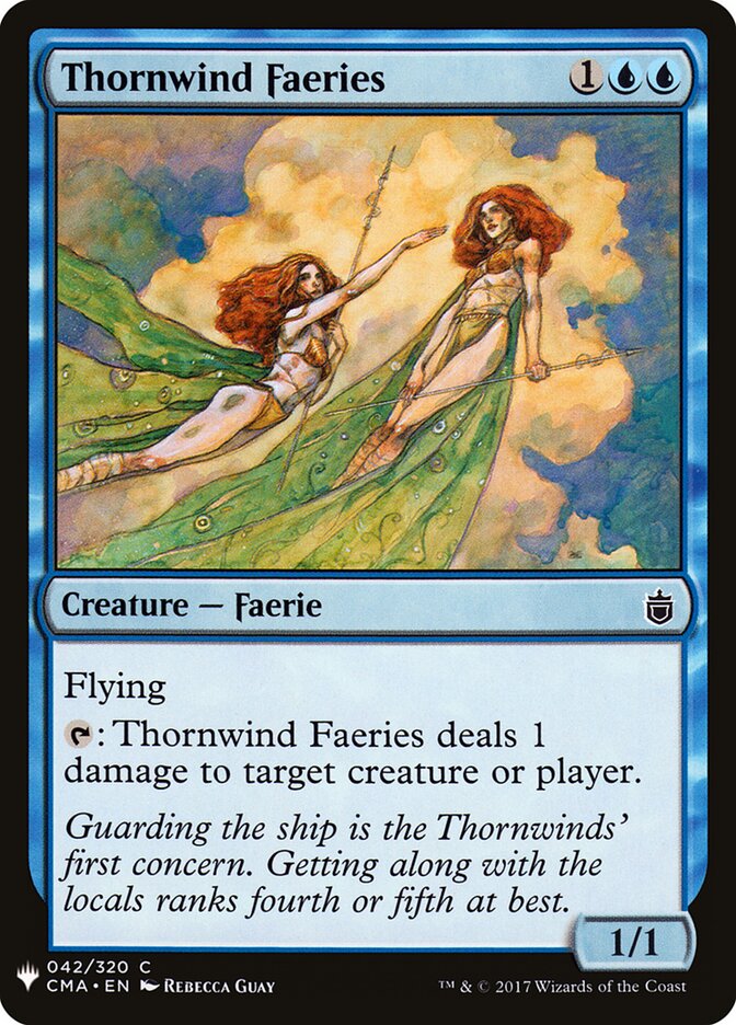 Thornwind Faeries card front