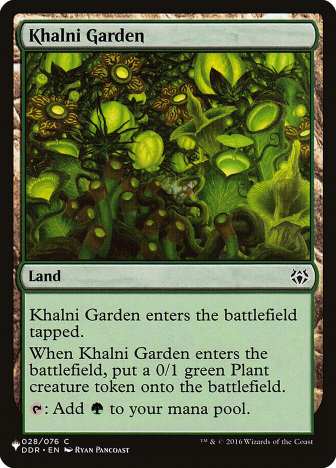 Khalni Garden card front