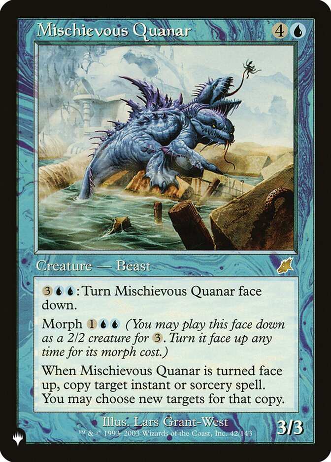 Mischievous Quanar card front