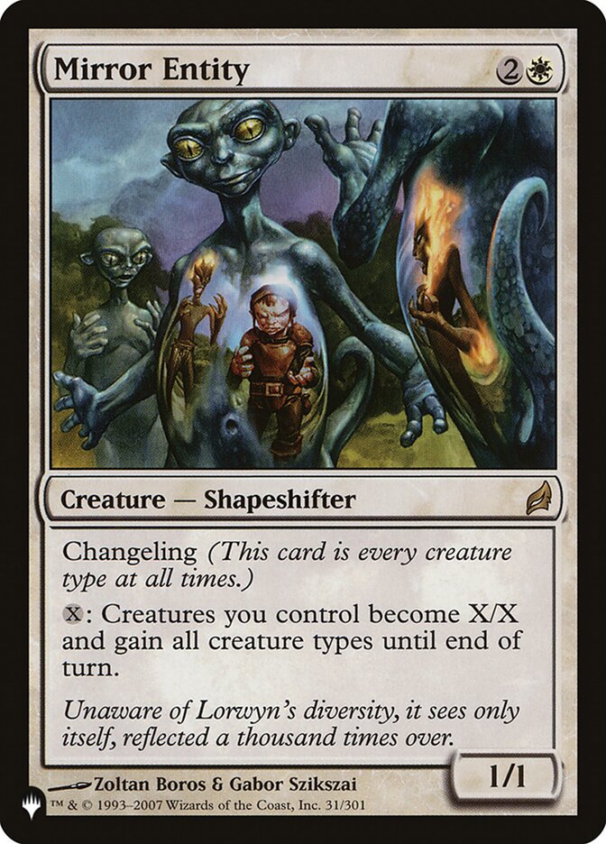 Mirror Entity card front