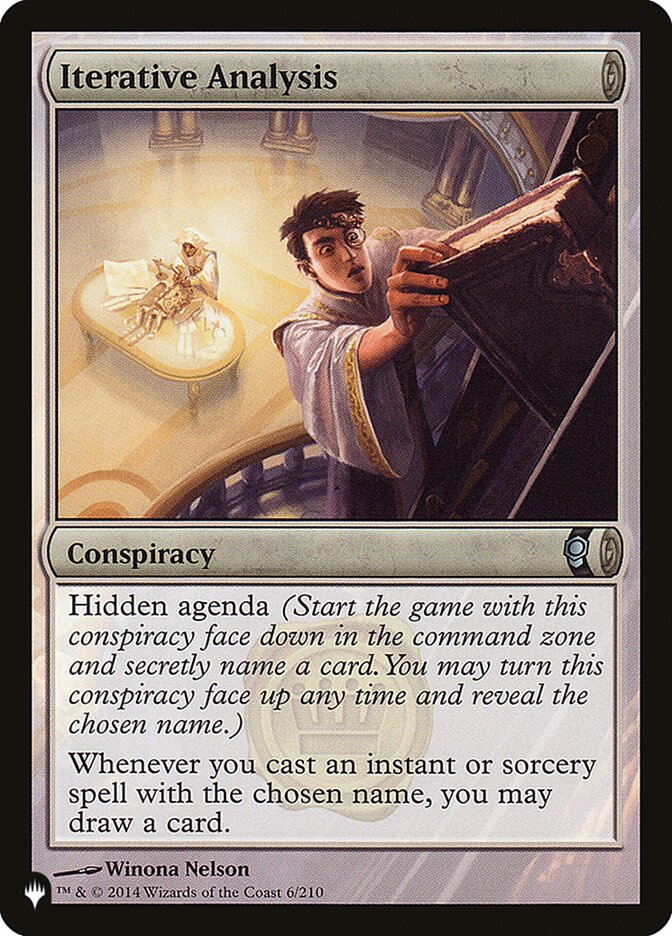Iterative Analysis card front