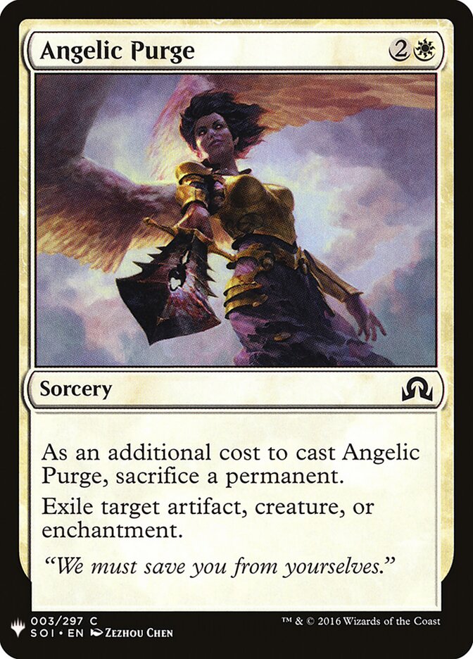 Angelic Purge card front