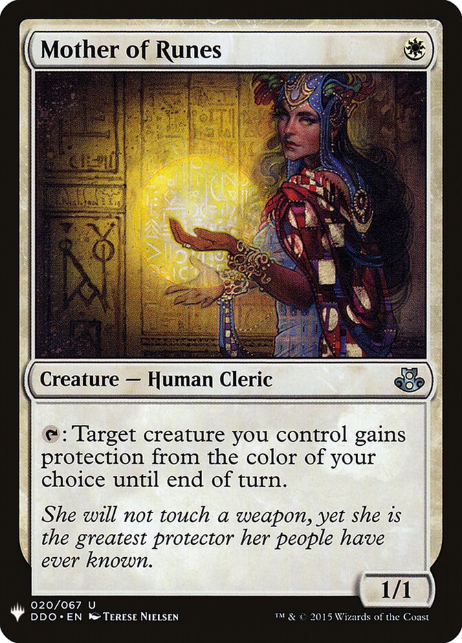 Mother of Runes card front