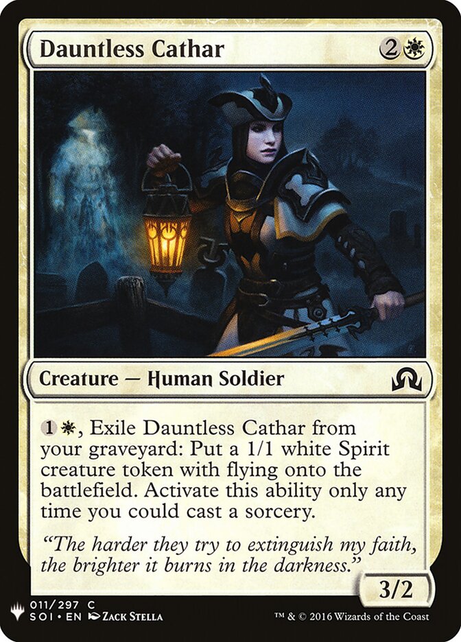 Dauntless Cathar card front