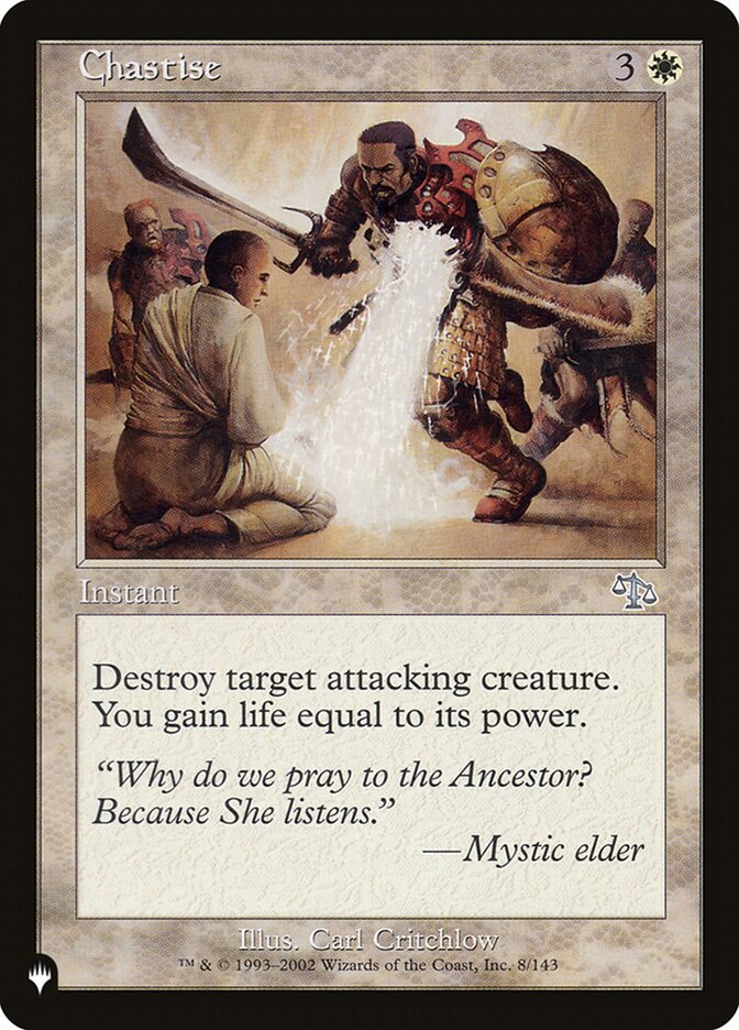 Chastise card front