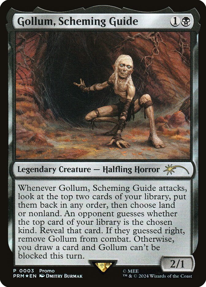 Gollum, Scheming Guide card front
