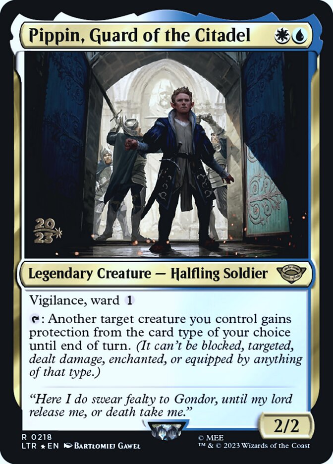 Pippin, Guard of the Citadel card front