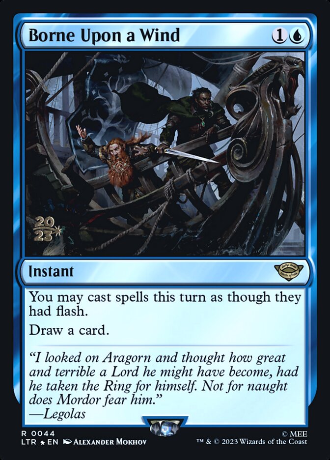 Borne Upon a Wind card front