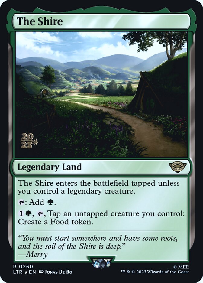 The Shire card front