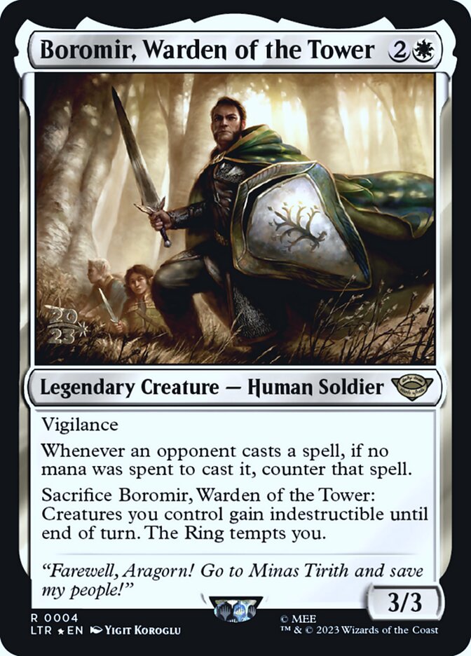 Boromir, Warden of the Tower card front