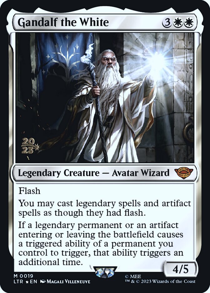 Gandalf the White card front