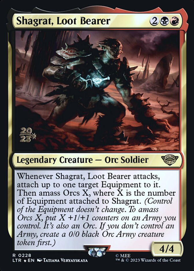 Shagrat, Loot Bearer card front