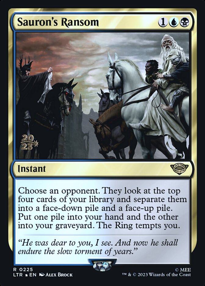 Sauron's Ransom card front