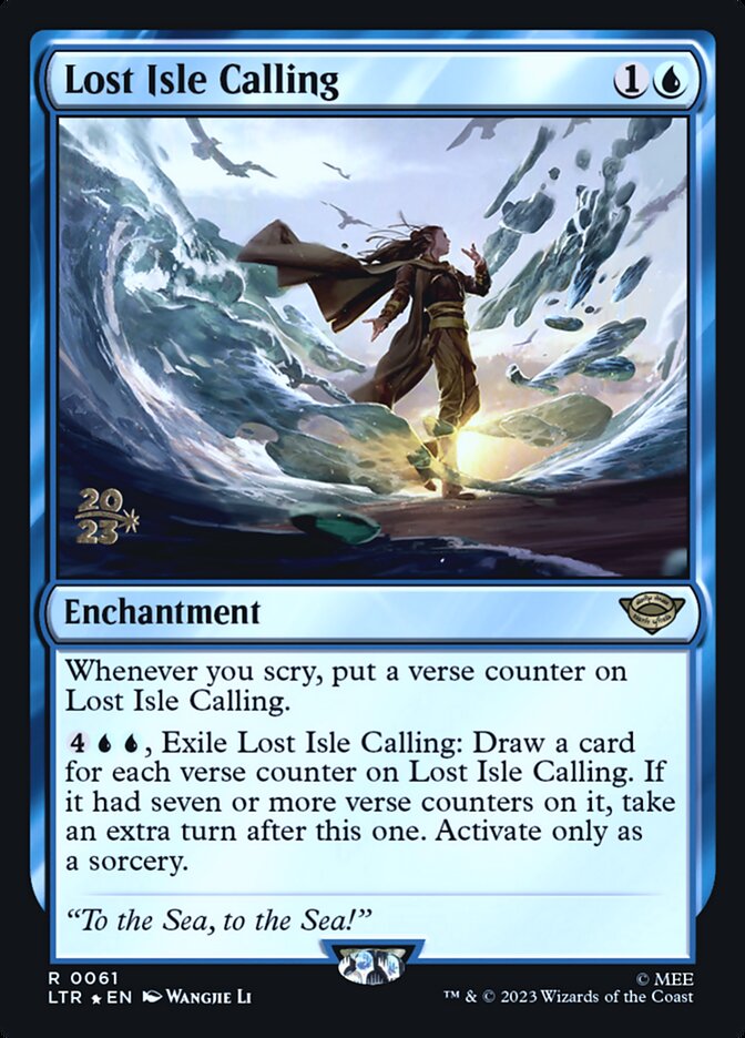 Lost Isle Calling card front