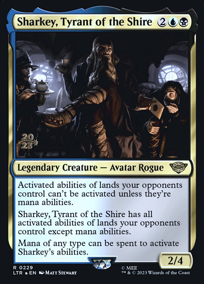 Sharkey, Tyrant of the Shire card front