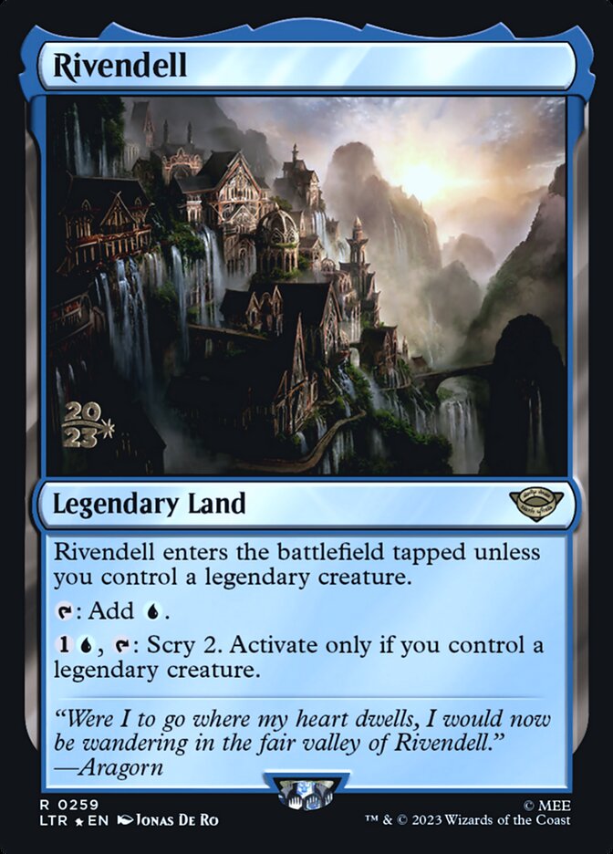 Rivendell card front
