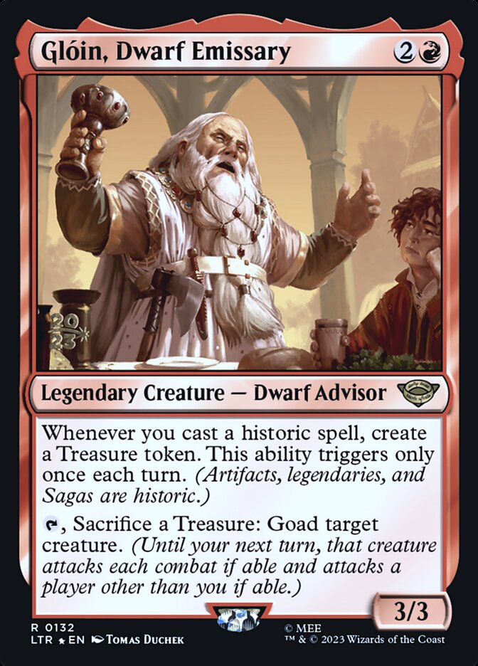 Glóin, Dwarf Emissary card front