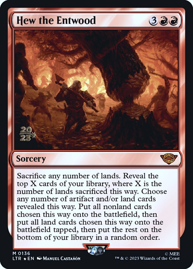 Hew the Entwood card front