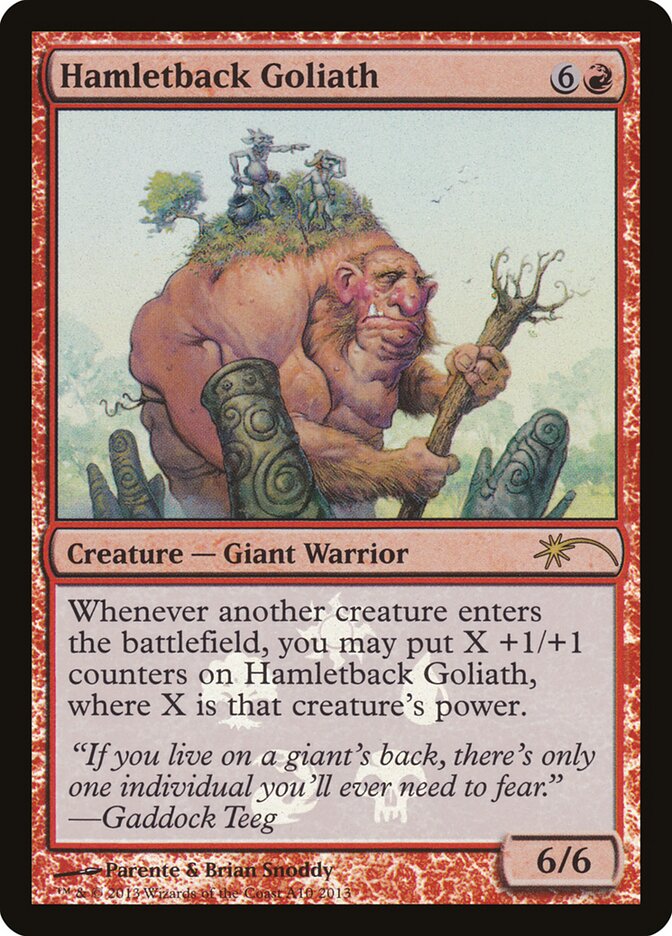Hamletback Goliath card front