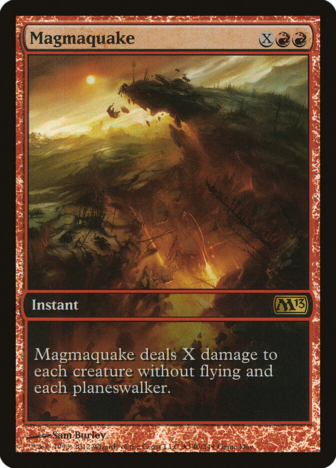 Magmaquake card front