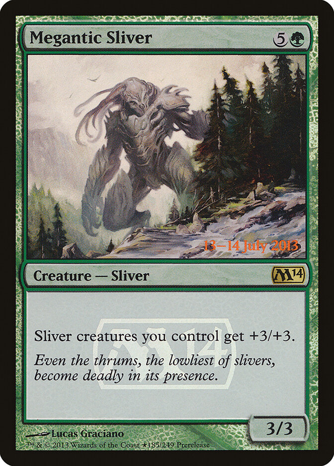 Megantic Sliver card front