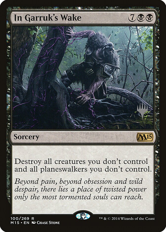 In Garruk's Wake card front