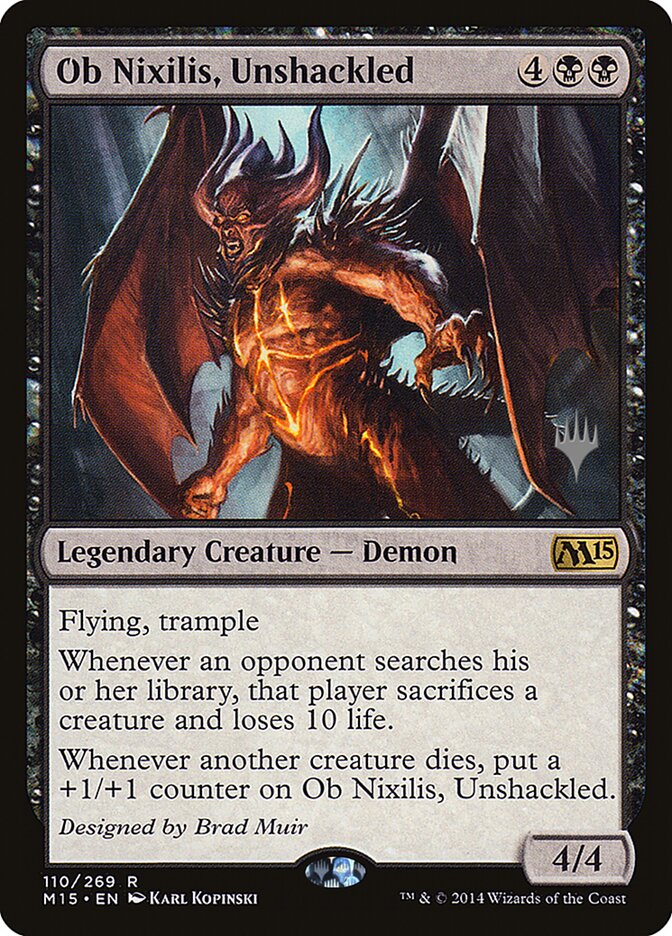 Ob Nixilis, Unshackled card front